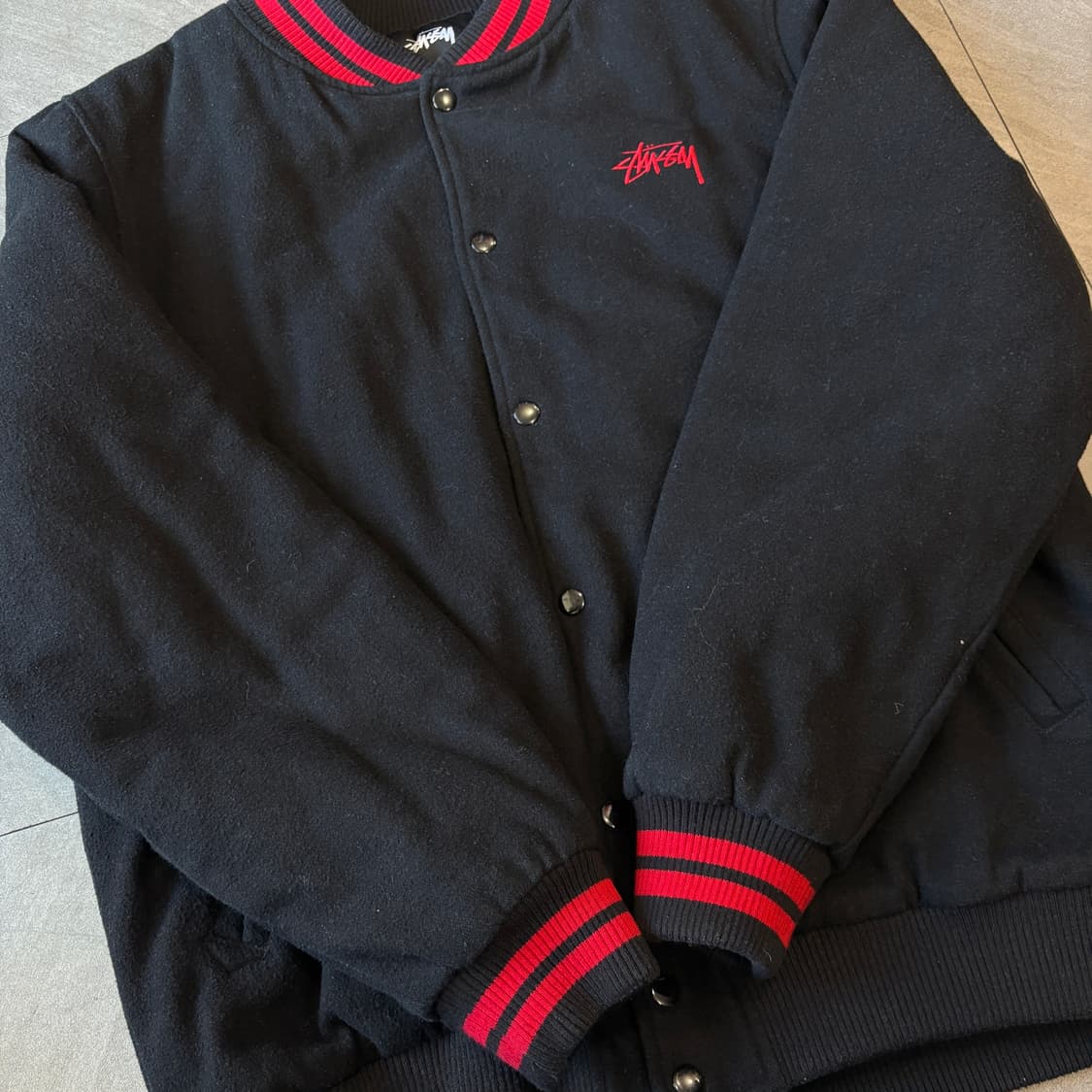 스투시 정품 30주년 울 바시티 자켓 상품이미지9