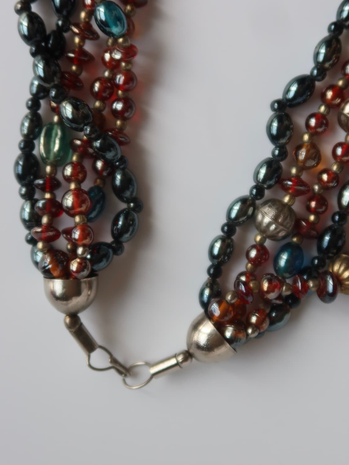 multi-strand metallic bead necklace 상품이미지6