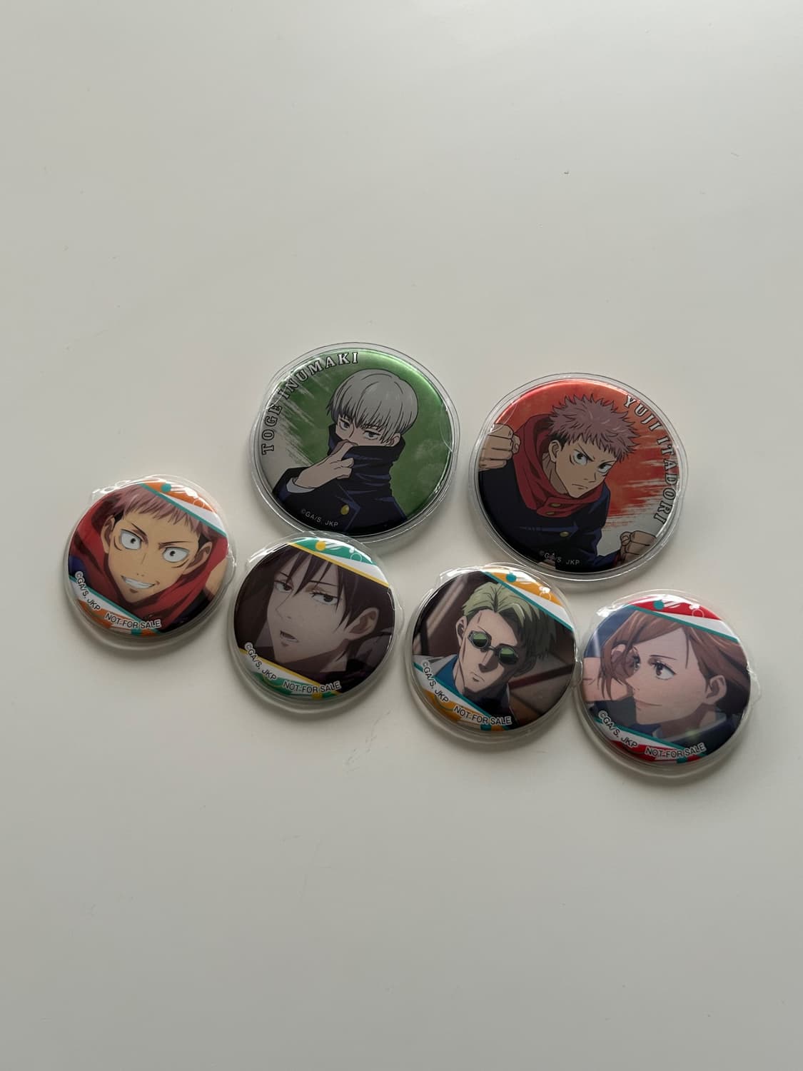 jujutsu kaisen can badge set 뱃지 상품이미지1