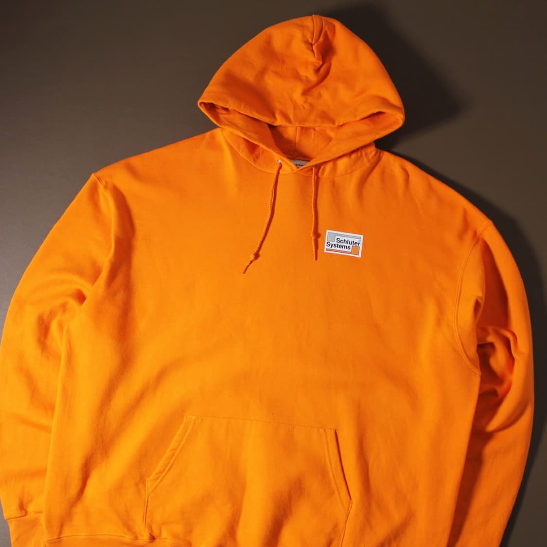 Champion 챔피온 기모 오렌지 후드티 상품이미지2