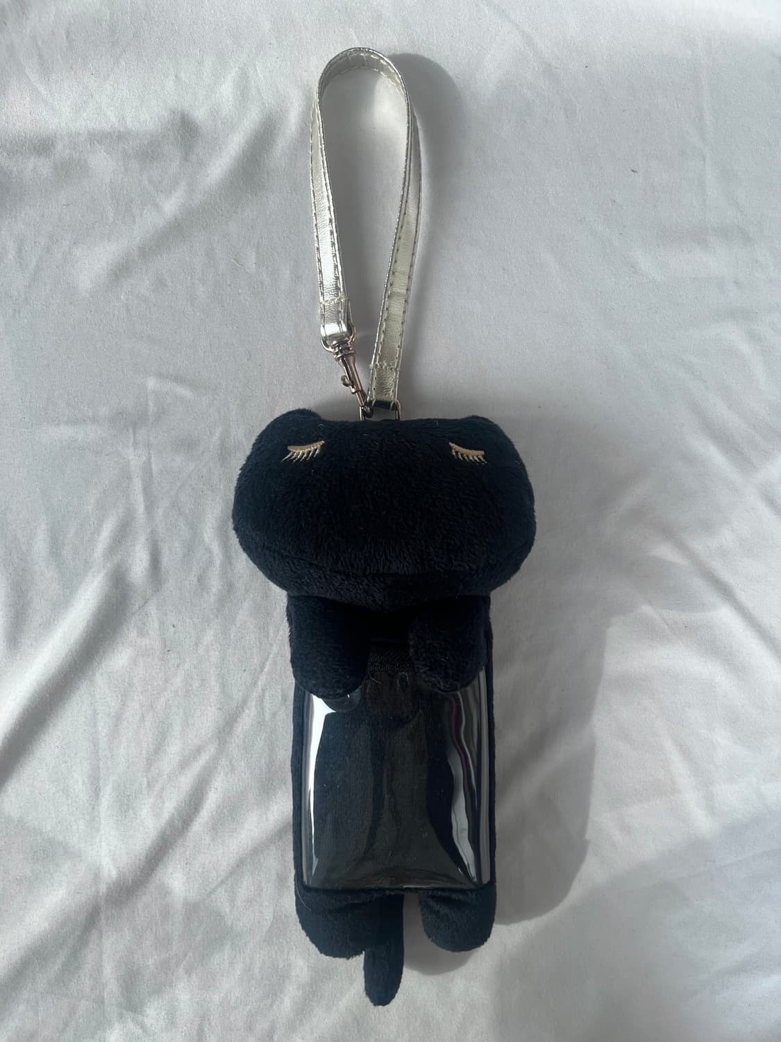 츠모리 치사토 고양이 인형 패스 케이스 카드 지갑 미니 백 키링 백 상품이미지1