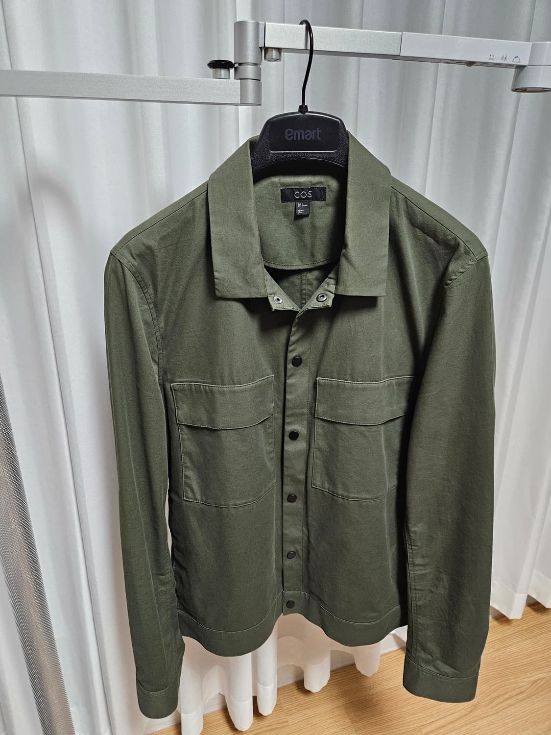 COS 코스 카키색 셔츠 자켓 상품이미지1