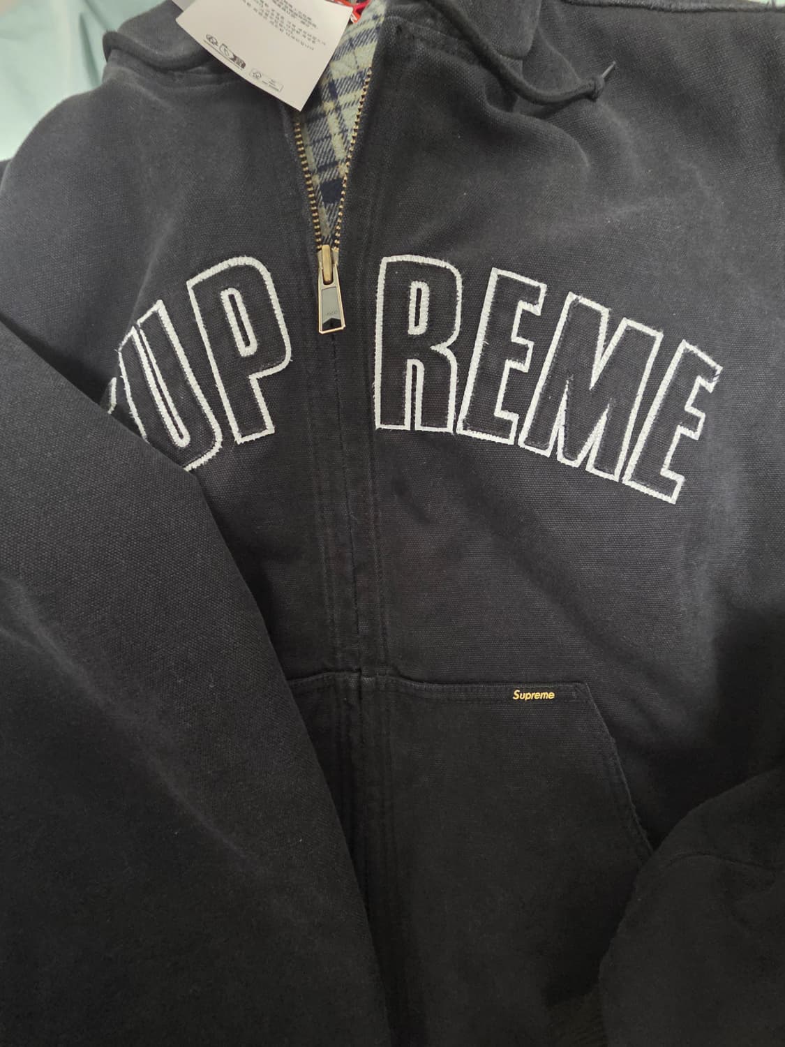 슈프림 25fw 아크리플렉티브 블랙 후드 자켓 상품이미지5