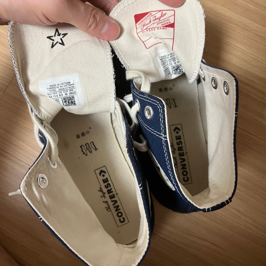 컨버스 척테일러 70s 하이 네이비 280 상품이미지3