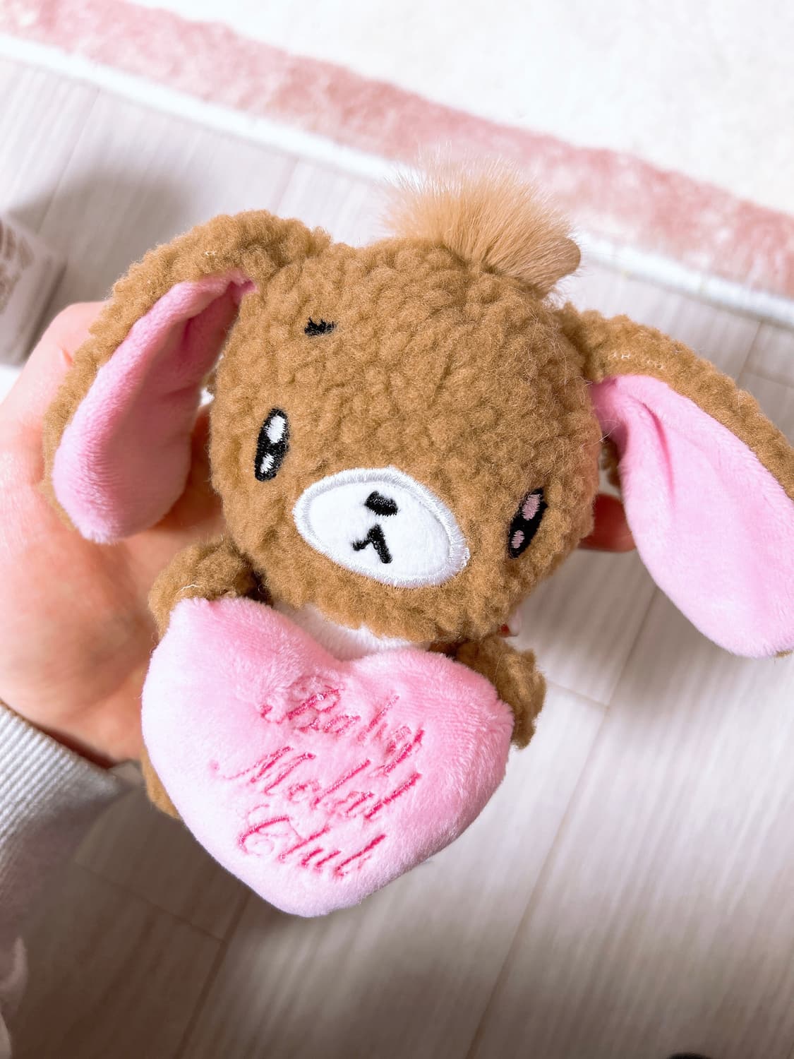 베이비메탈 스핀즈 슈가바니즈 쿠로우사 마스코트 키링 상품이미지2