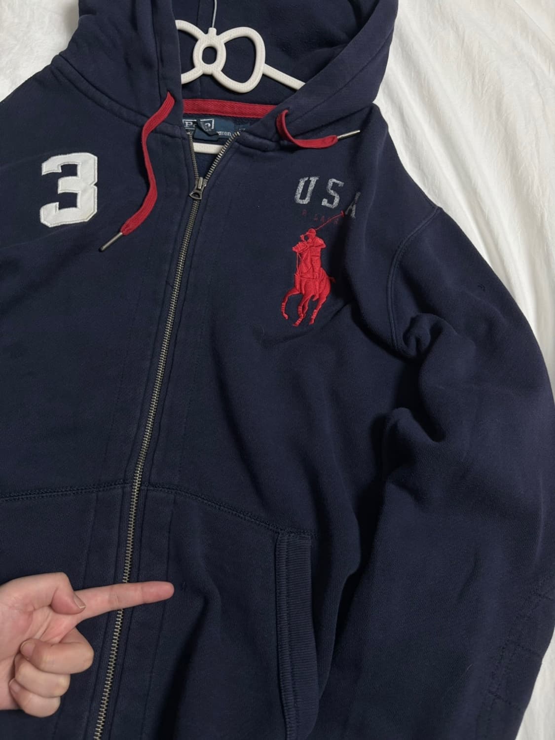 폴로 대장 usa 후드집업 상품이미지8