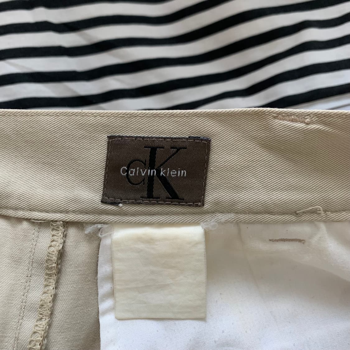 캘빈클라인 베이지 스커트 25 사이즈 상품이미지3