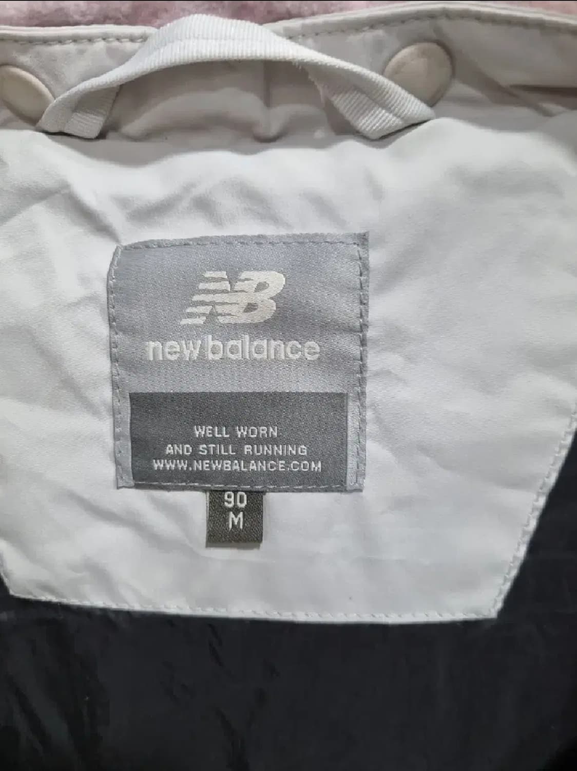 여성 90 뉴발란스 거위털 롱패딩 상품이미지5