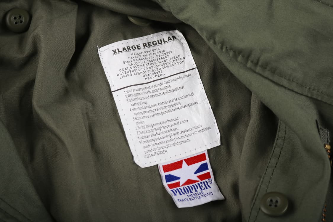 [XL] 프로퍼 미군 M-65 필드자켓 상품이미지5