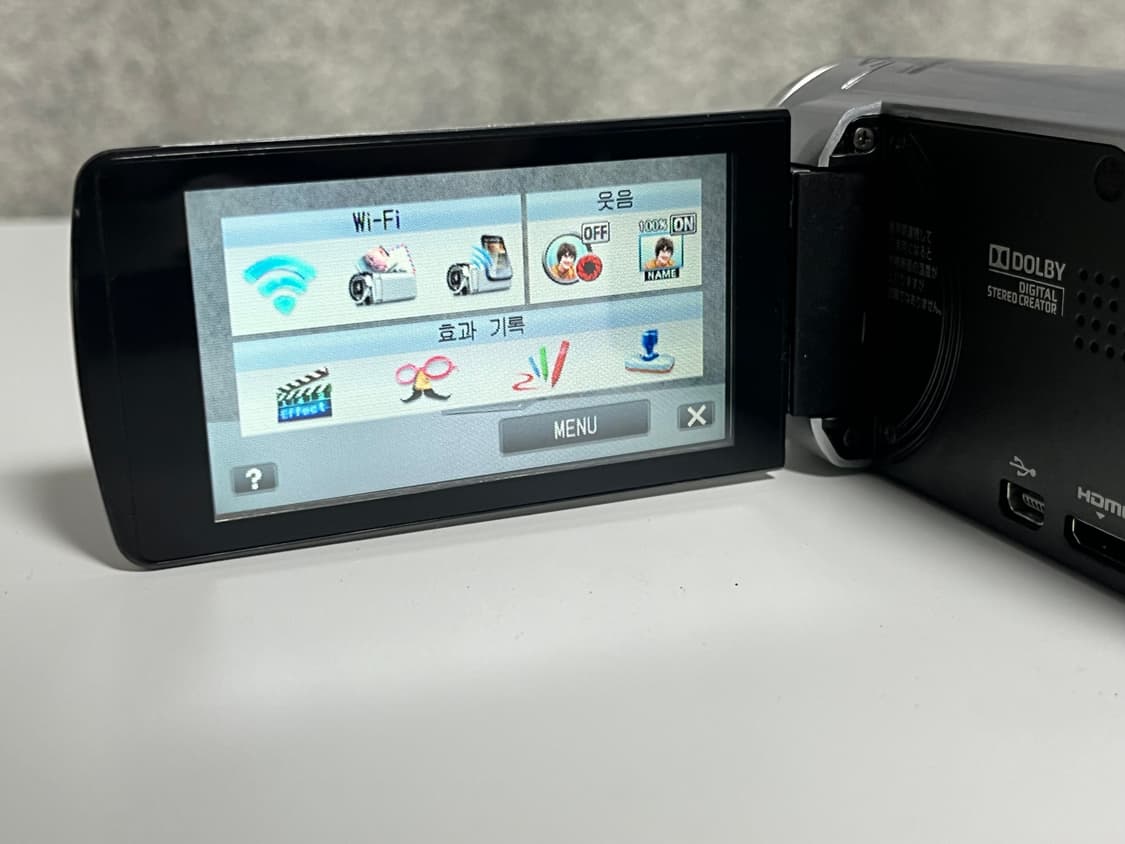 원격조정/ 카메라파우치 구성/ jvc gz ex250 빈티지 캠코더 상품이미지3