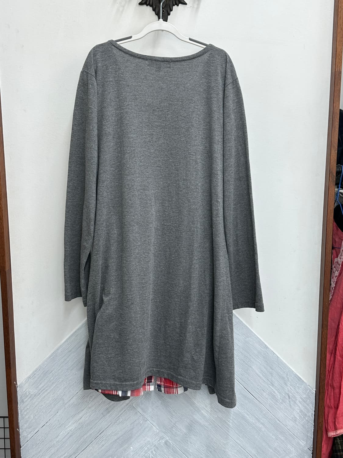 🤍사와코의 모리걸 바선생 코디세트🤍체크 가디건 레이어드 러블리  상품이미지3