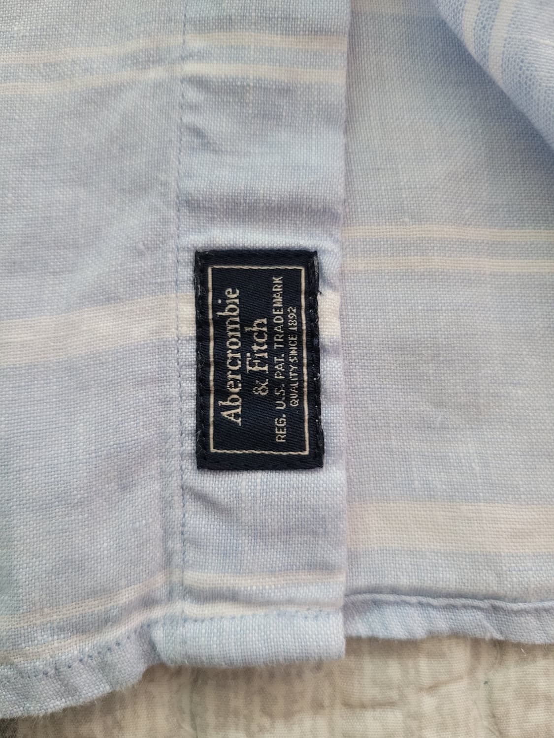 아베크롬비 Abercrombie. 신형 리넨 반팔셔츠.  L 105사이즈 상품이미지7