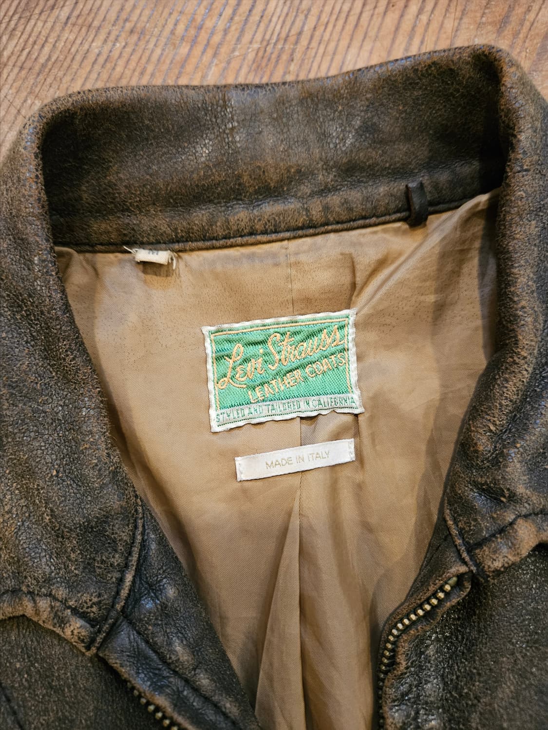 리바이스 L V C  Menlo leather jacket  상품이미지3