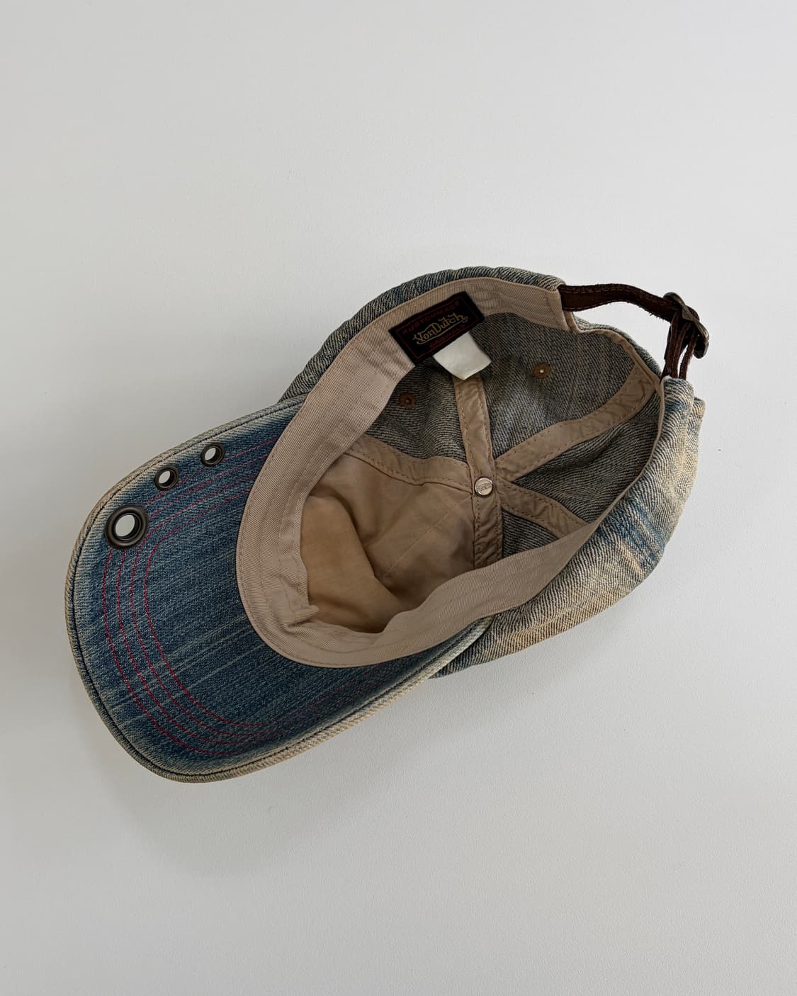 본더치 VonDutch 빈티지 데님 볼캡 모자 상품이미지8