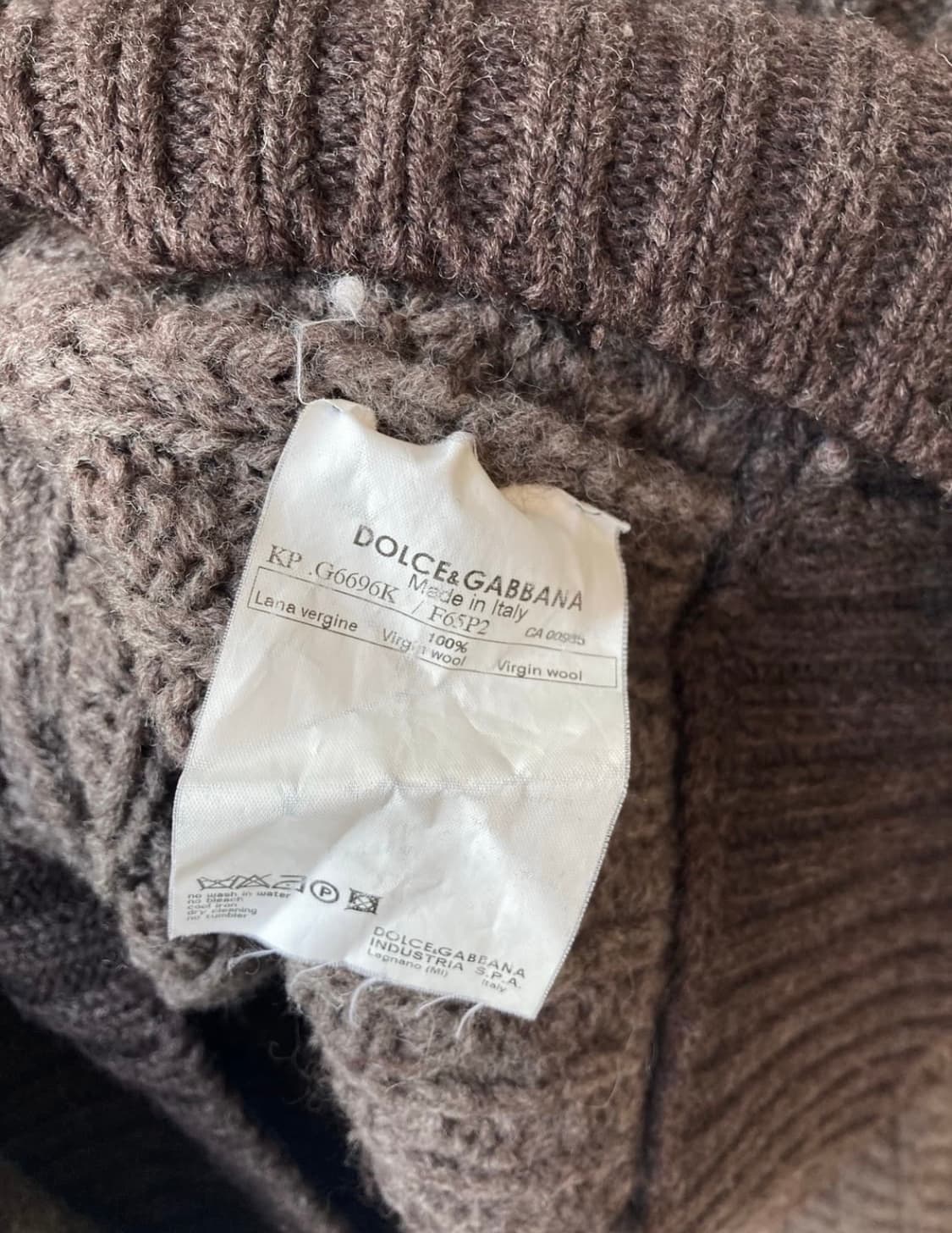 돌체앤가바나 라나울 하이넥 니트 판매합니다 상품이미지5