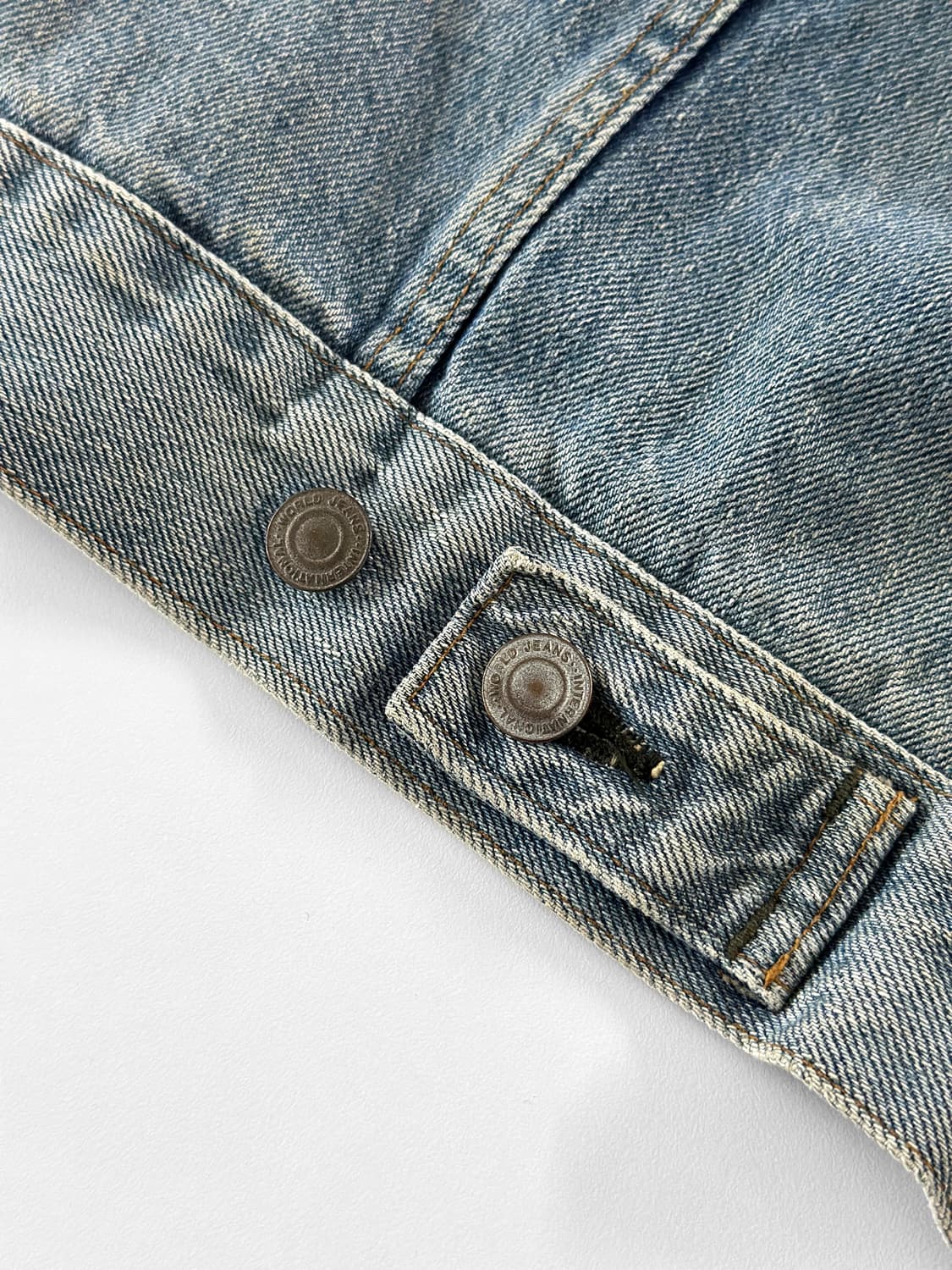 90s RNA lnc. Bras Amour 데님 트러커 자켓 상품이미지10