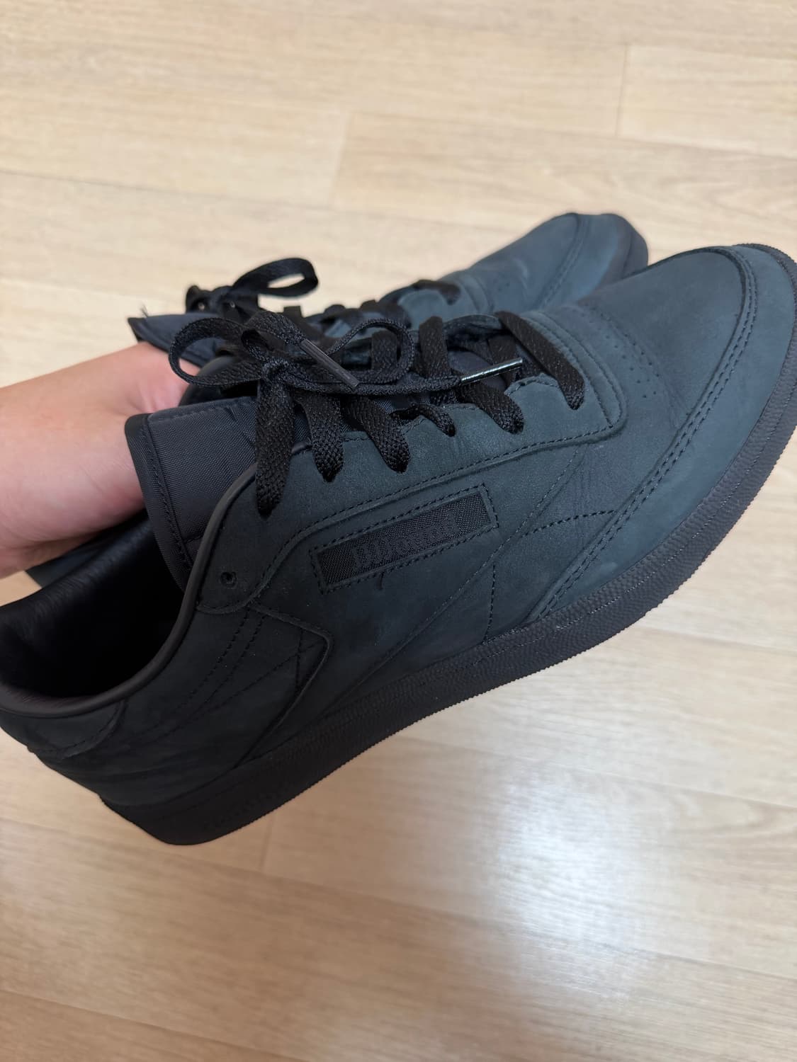 JJJJound x Reebok 클럽 C 코어 블랙 (300) 상품이미지5