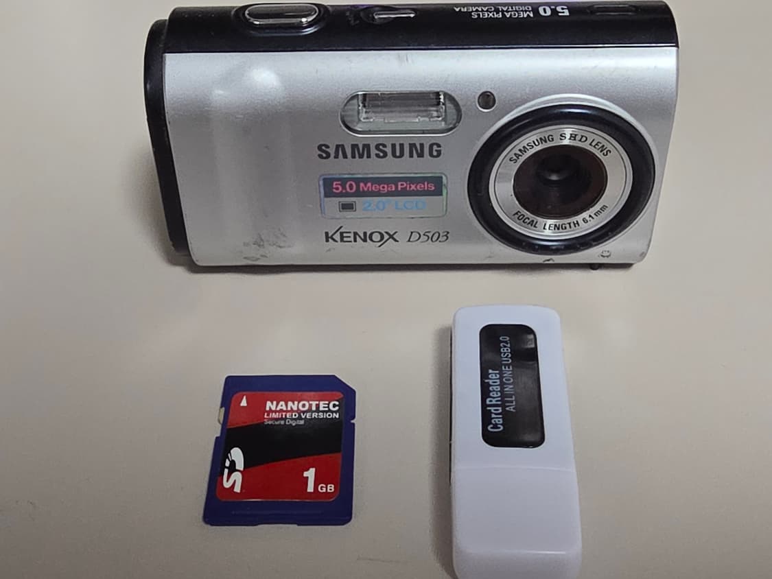 삼성 캐녹스 D503 빈티지 디지털카메라 상품이미지8