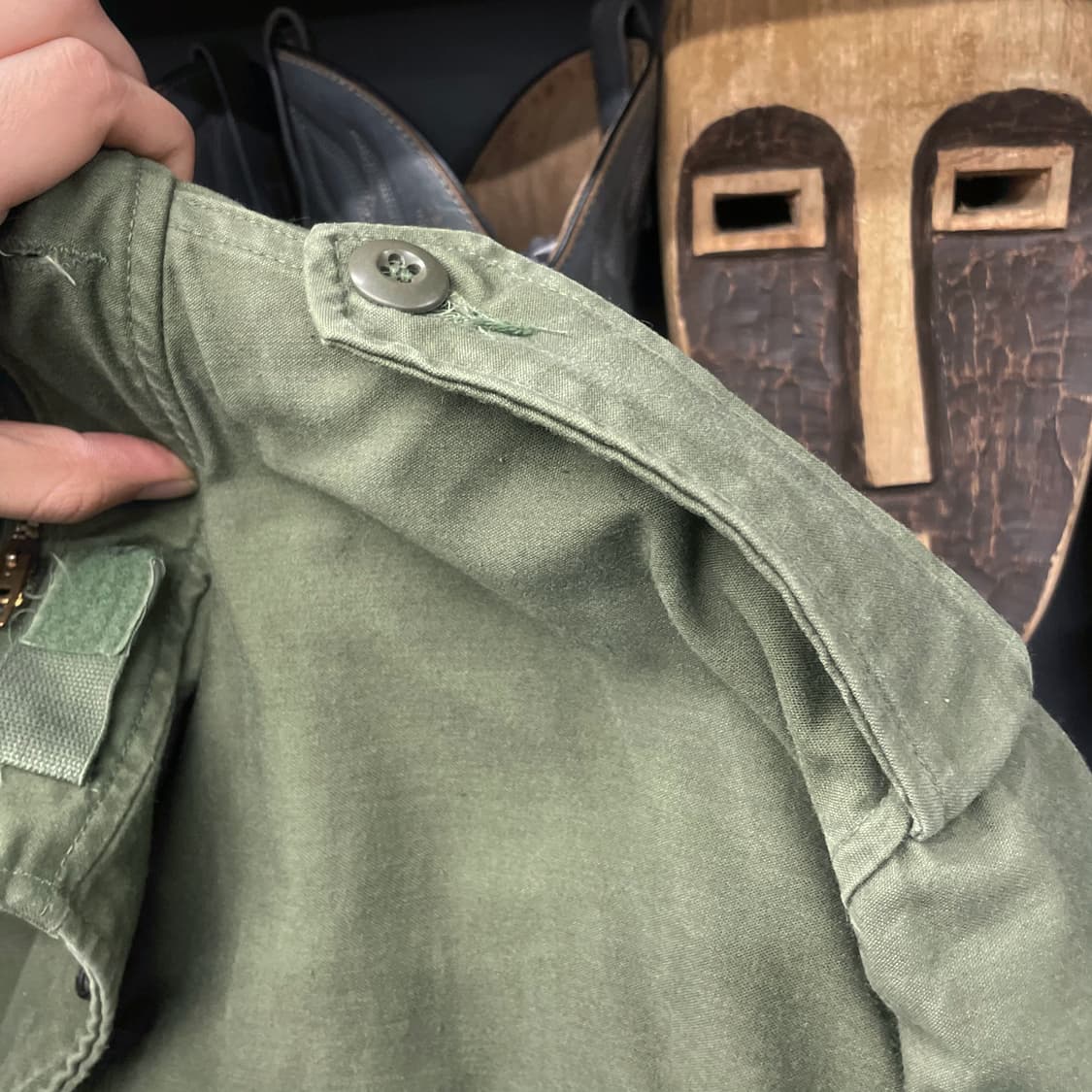 70s M-65 필드 자켓 오리지널 밀리터리 야상 자켓 N352 상품이미지8