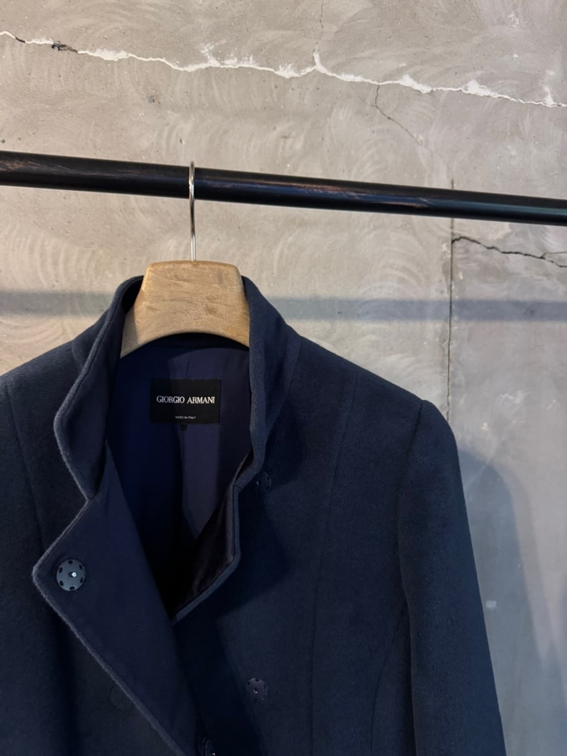 조르지오 아르마니 앙고라 울 코트 66~77 상품이미지2