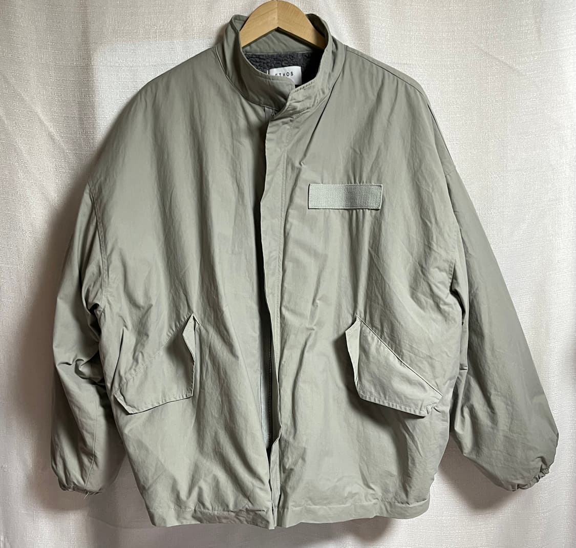 ETHOS 에토스 오버핏 스탠드넥 크롭 자켓 점퍼 2XL 상품이미지1