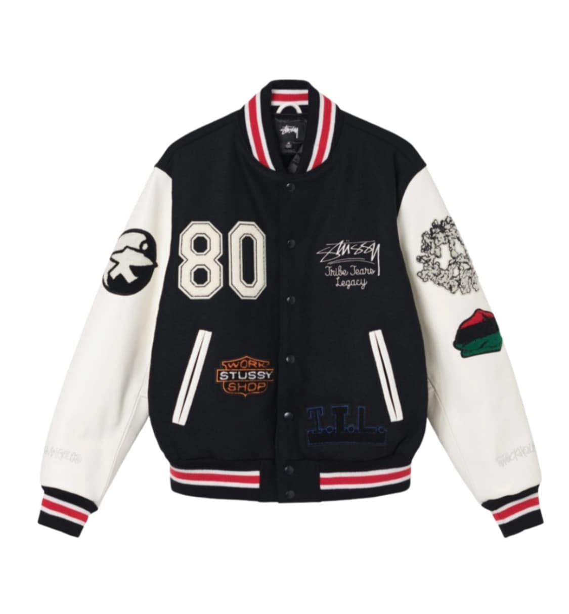 스투시 x 아워레가시 x 데님티어스 바시티 자켓 M 상품이미지1