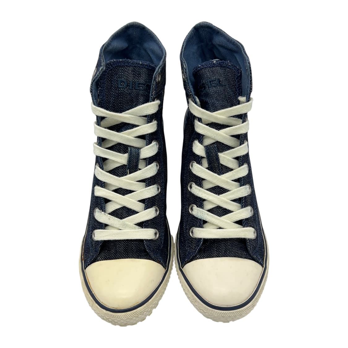 240 W Vtg 디젤 웨지힐 데님 스니커즈 상품이미지4