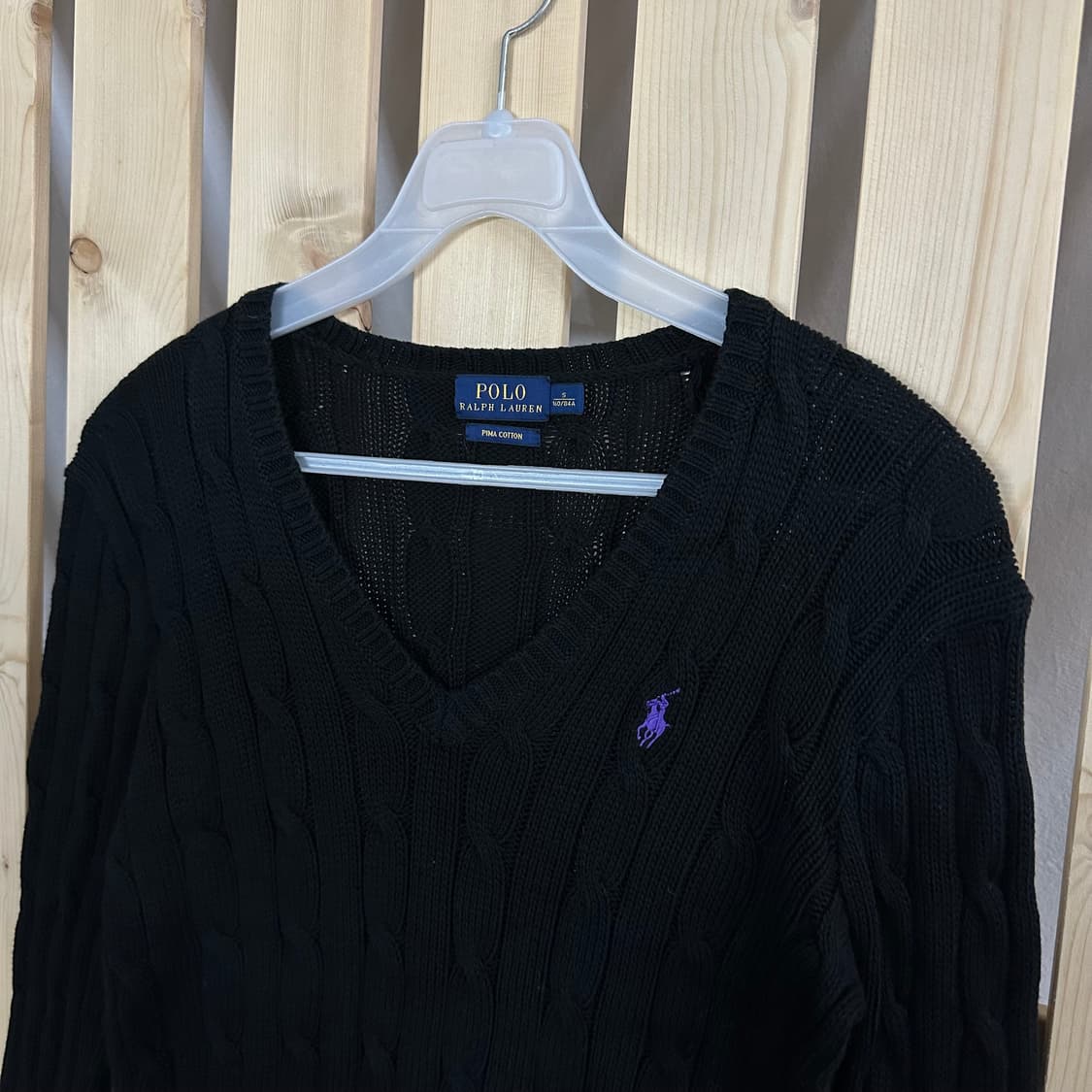 (S) 폴로 랄프로렌 블랙 케이블 니트 스웨터 상품이미지3