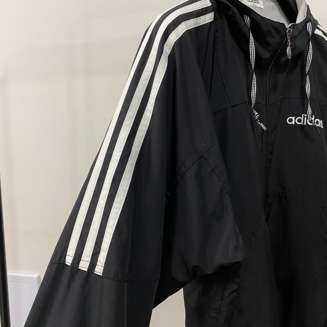 아디다스 올드스쿨 삼선 후드 바람막이 상품이미지4