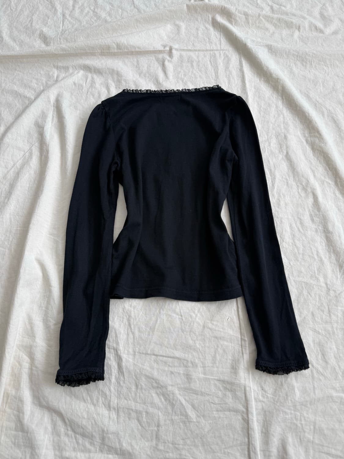 바비 로걀 갸루 러블리 딱붙 롱슬리브 상품이미지4