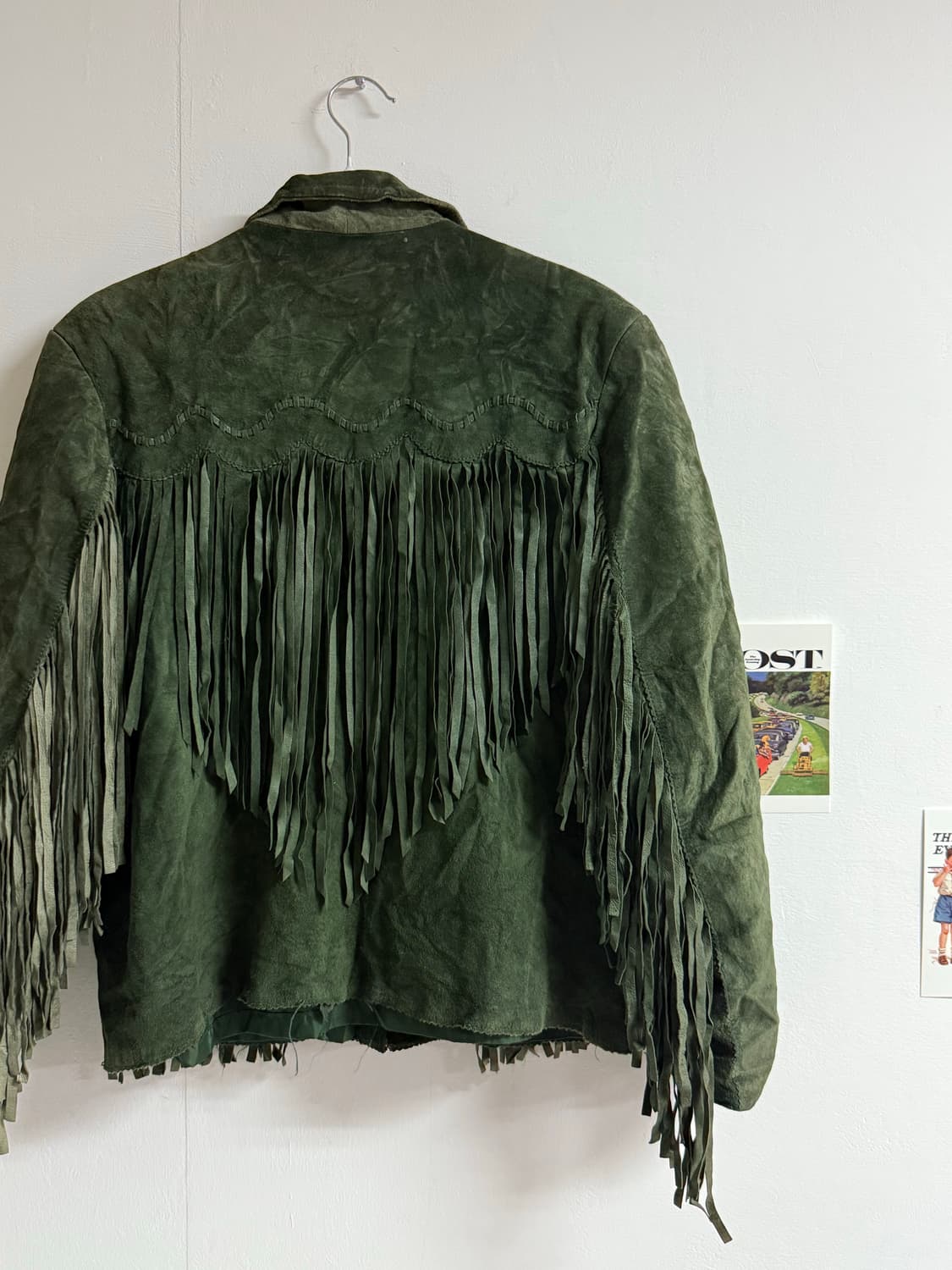 Vintage Usa fringe jacket 프린지자켓 상품이미지10