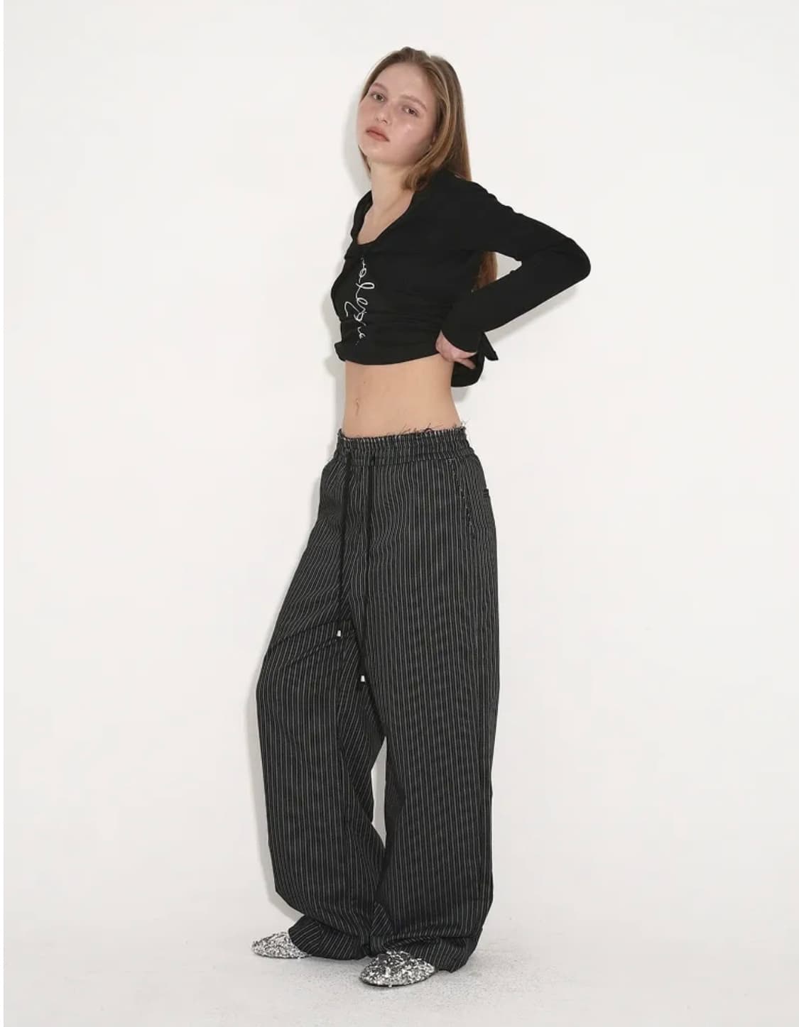 FINAL EFFORTLESS PANTS / BLACK 상품이미지2