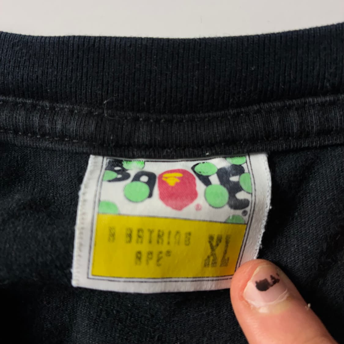 Bape  베이프 카모 샤크 블랙 반팔 티셔츠  상품이미지5