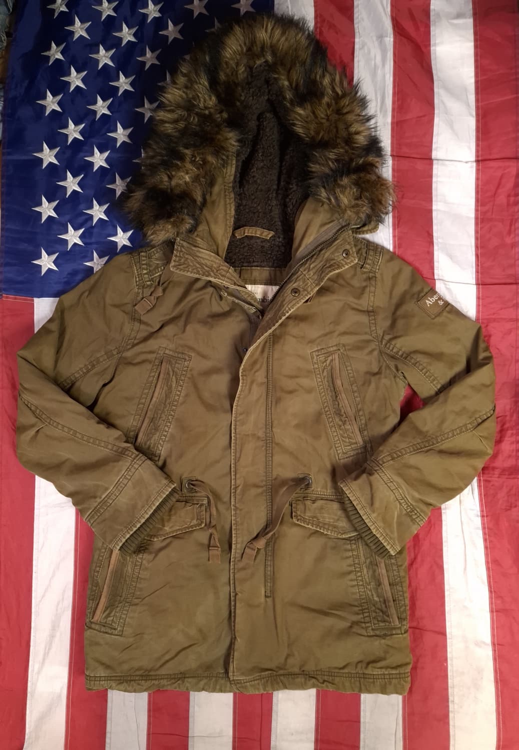 오리지날 아베크롬비 후드퍼 야상 상품이미지1