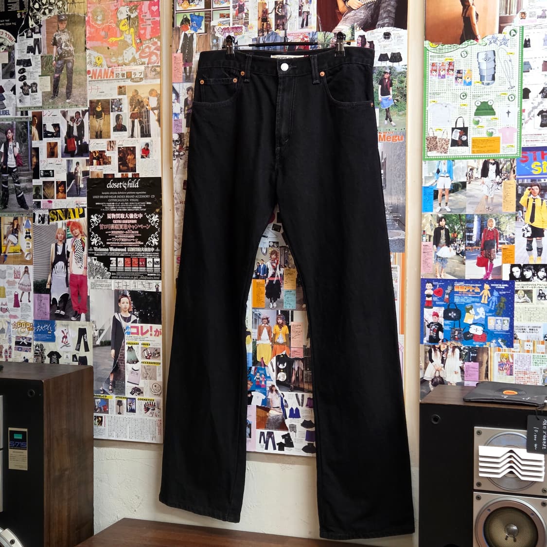 리바이스 517 세미 부츠컷 블랙 팬츠 상품이미지6