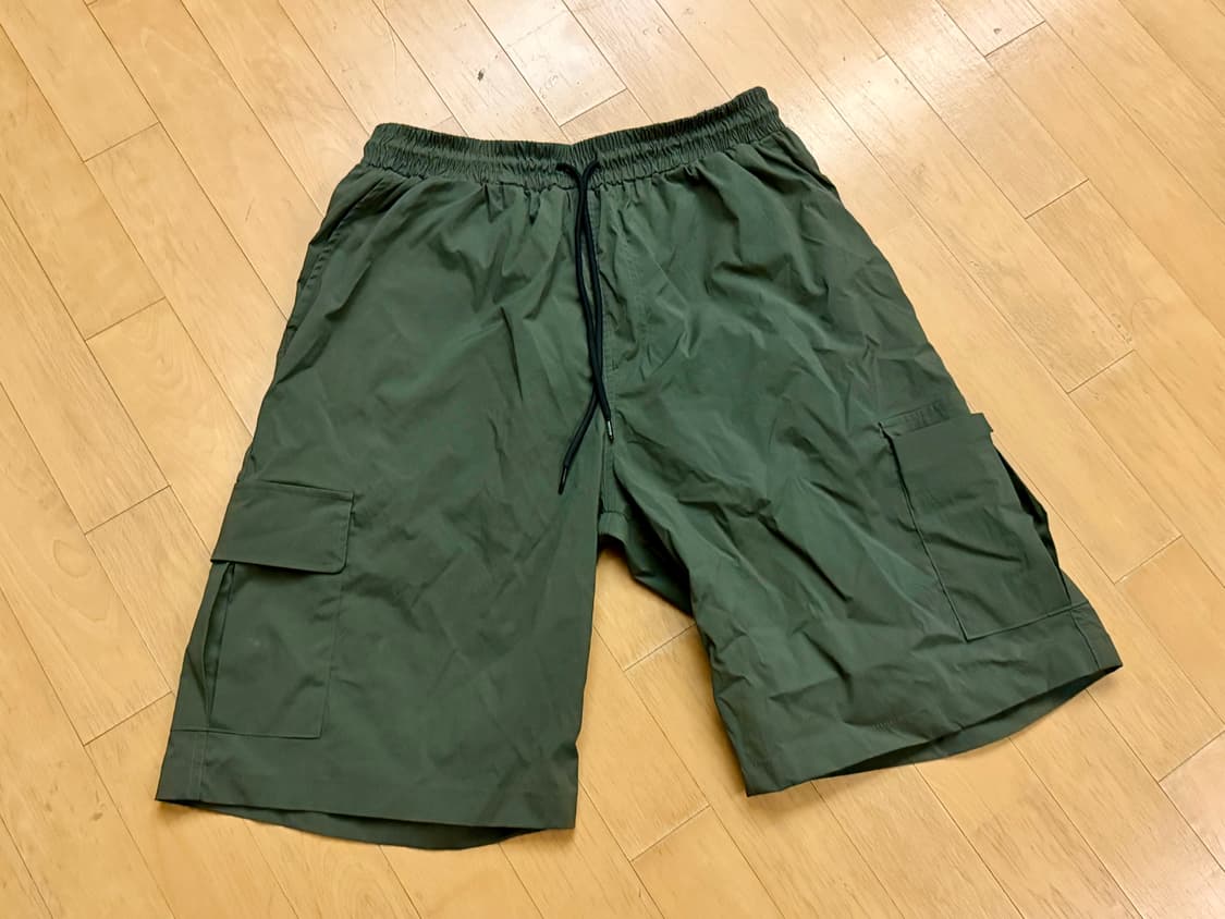 [프리덤] 나일론 카고 버뮤다 쇼츠 (카키) 상품이미지1
