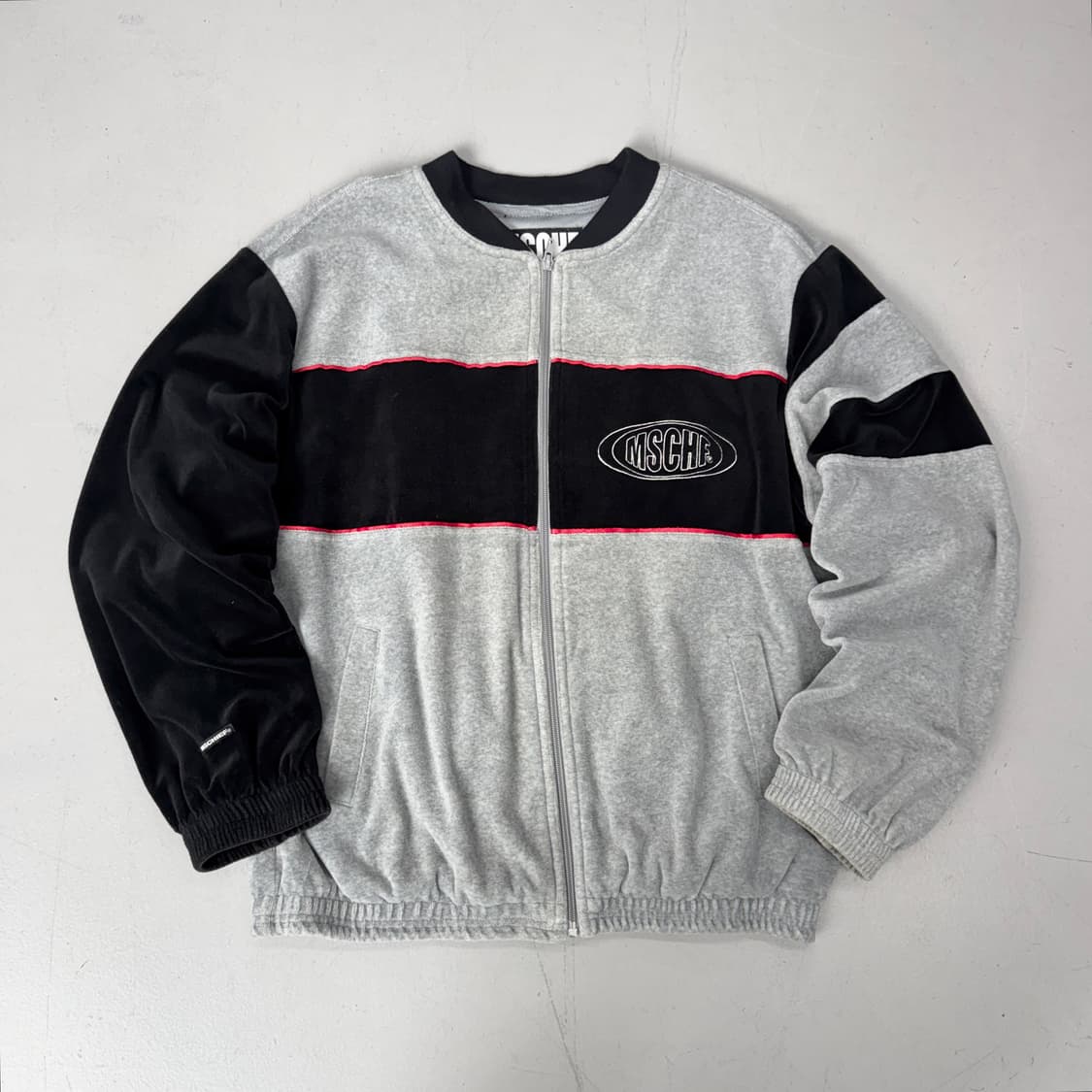 미스치프 벨루어 빅로고 집업 자켓 상품이미지2