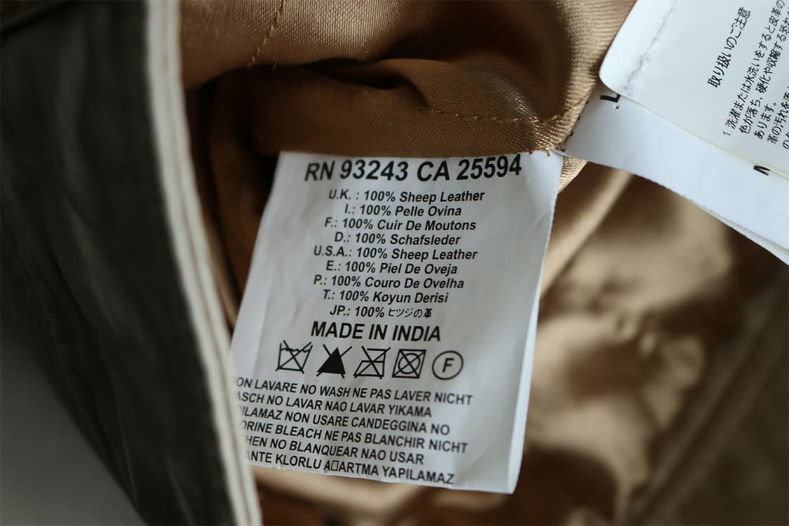 디젤 베이지 유틸리티 레더 자켓 상품이미지9