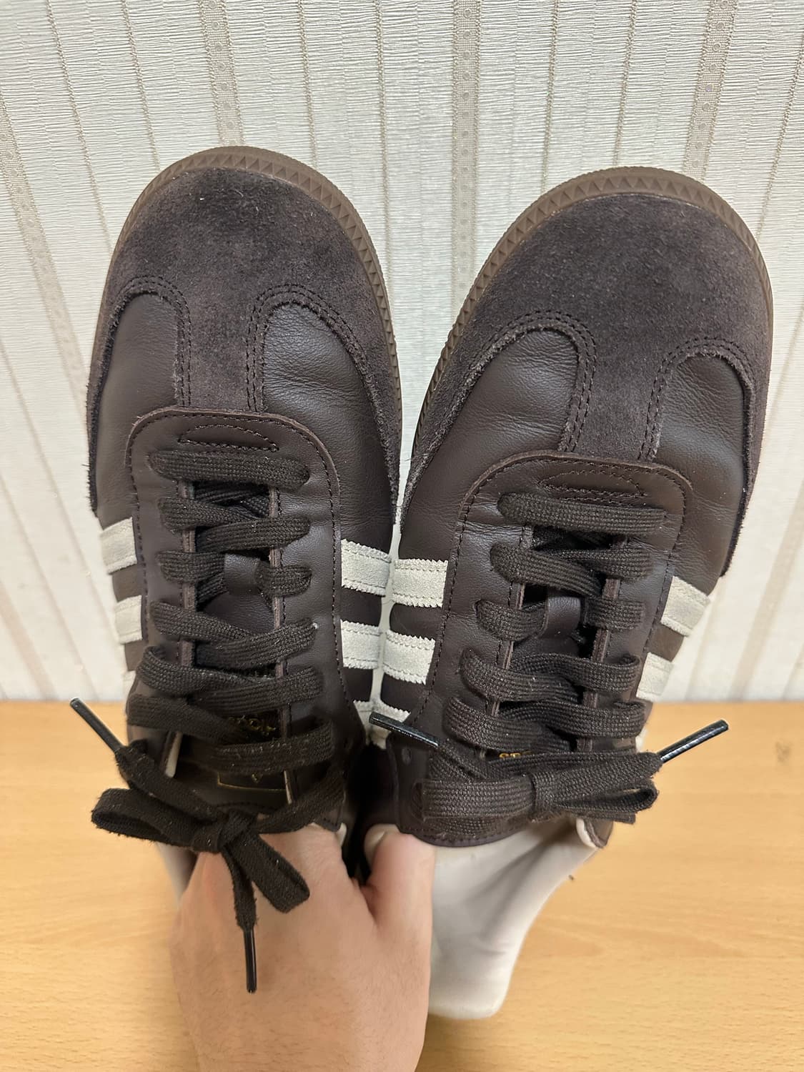 아디다스 삼바 OG 다크브라운 상품이미지5