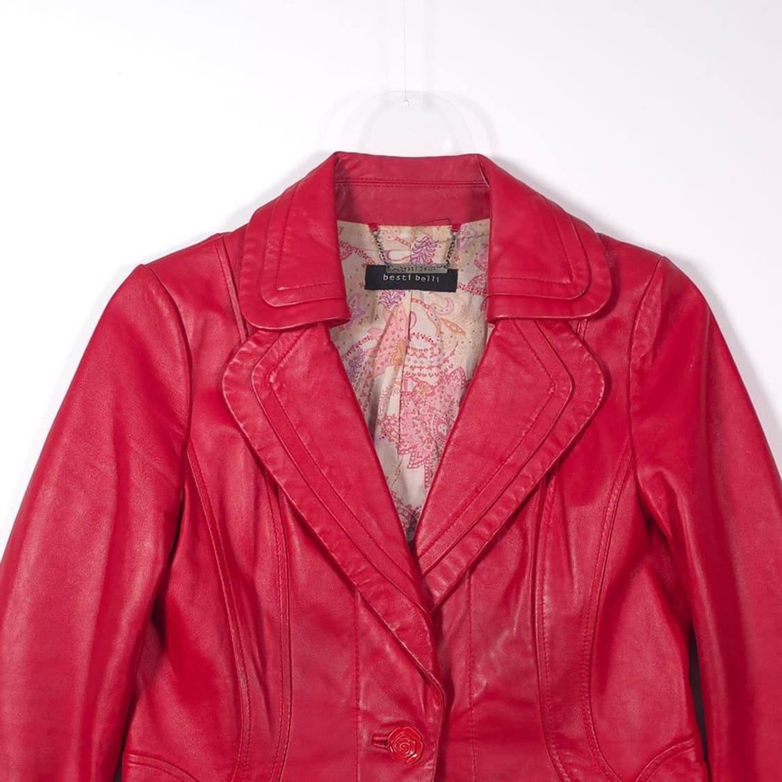 베스띠벨리 리얼 양가죽 페이즐리 라이닝 자켓 66 상품이미지3