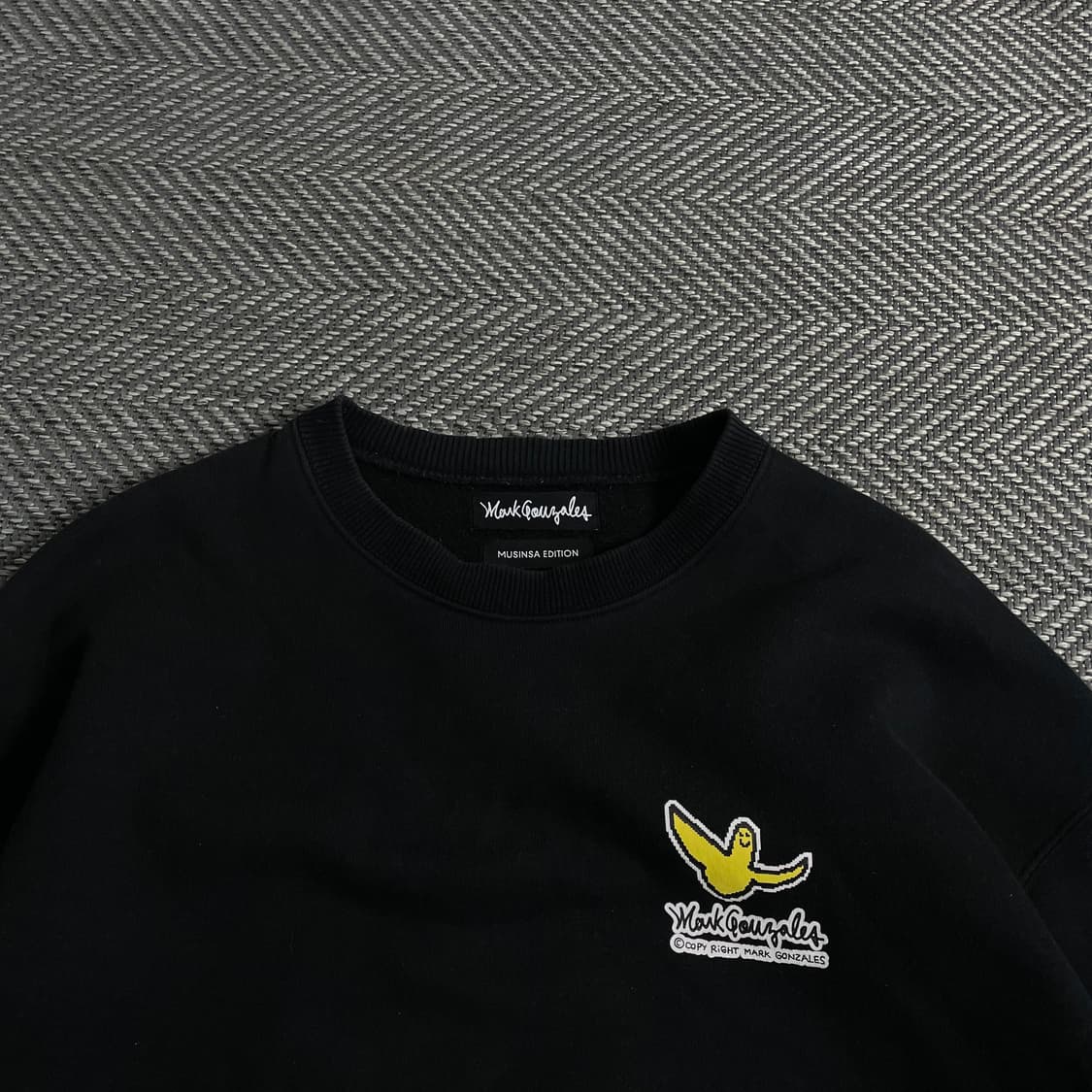 마크 곤잘레스 박시핏 블랙 맨투맨y 3917 상품이미지6