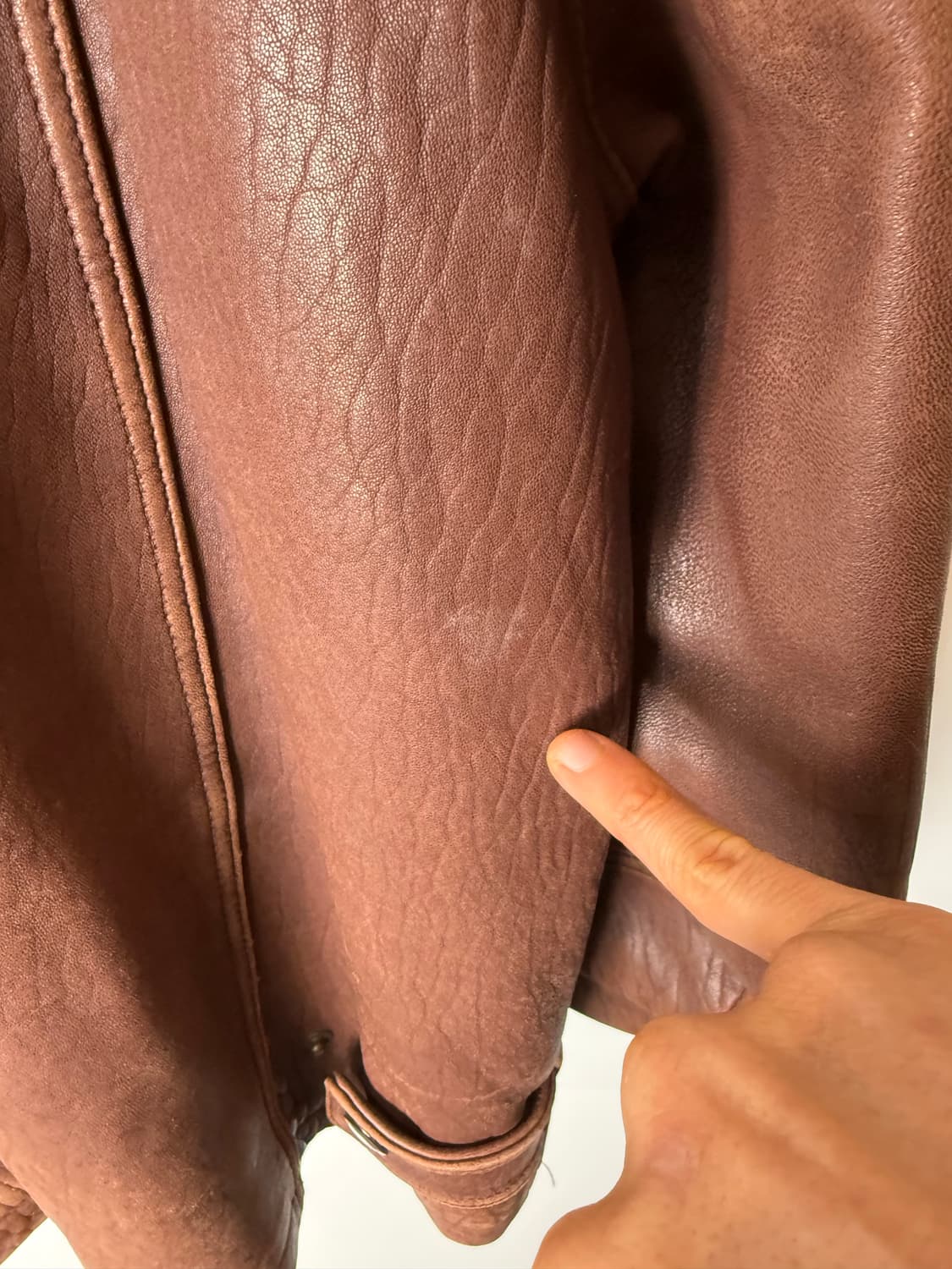 빈티지 오버핏 양가죽 자켓  상품이미지10