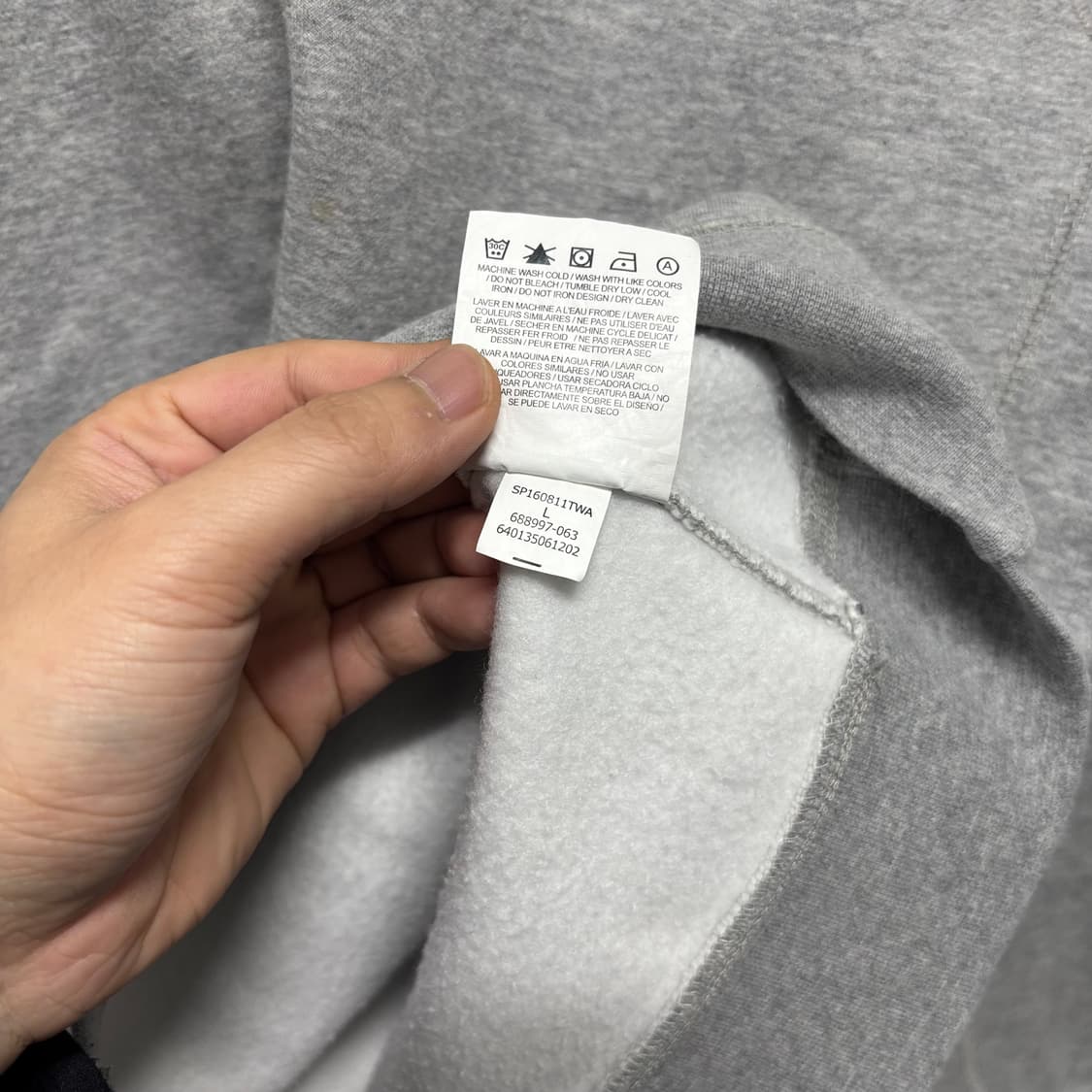 조던 점프맨 그레이 맨투맨 상품이미지4