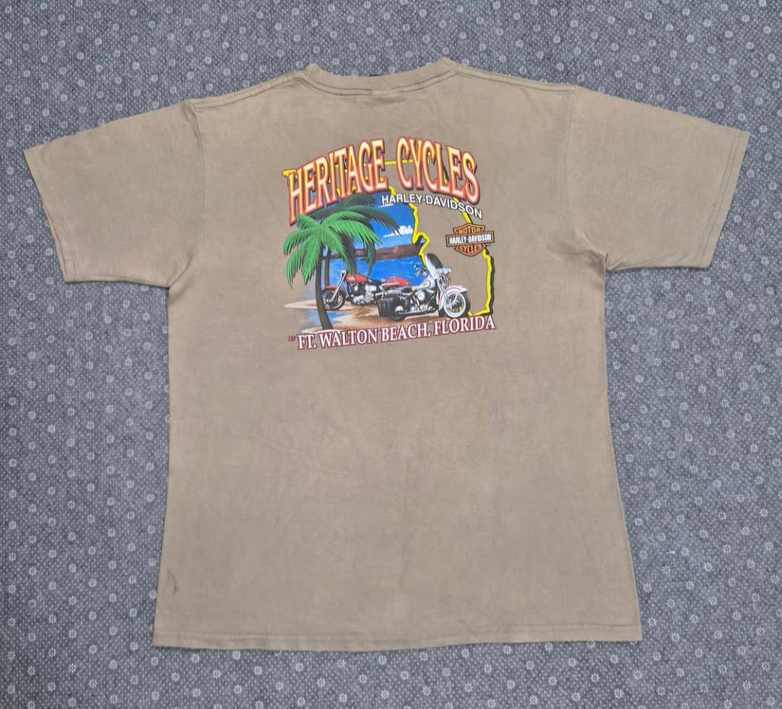 [XL]00s US Made 할리데이비슨 월튼비치 -717 상품이미지3