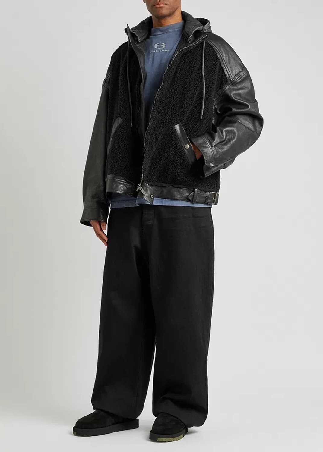 발렌시아가 college 1917 레더 자켓 S 상품이미지1