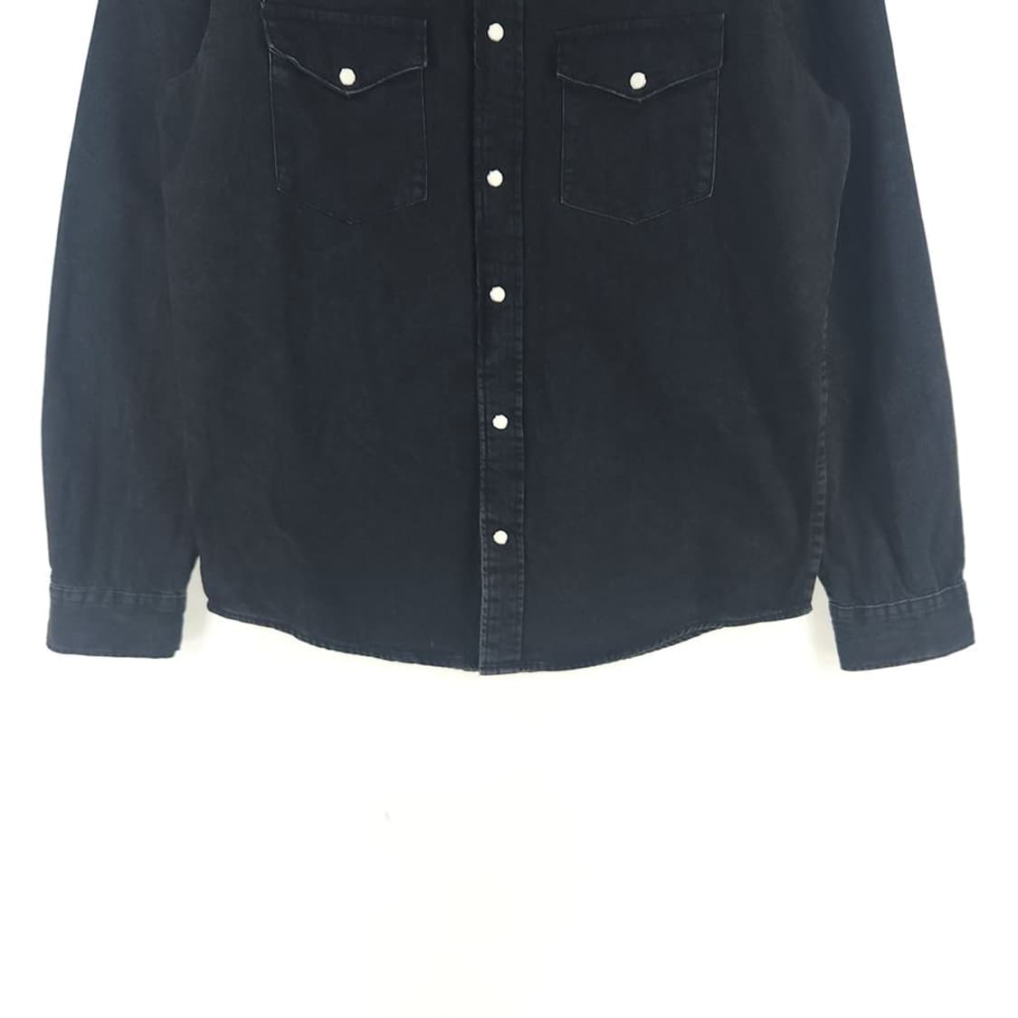 [남M]ZARA 스냅버튼 데님 셔츠[Y61-058] 상품이미지3