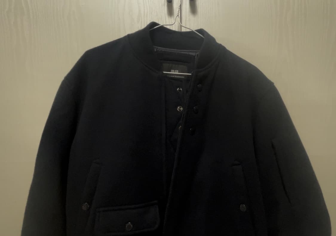 유니클로 엔지니어드가먼츠 퍼프 테크 블루종 자켓 네이비 상품이미지3