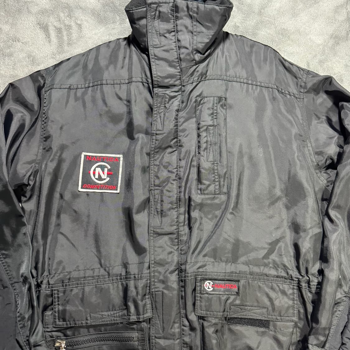 노티카 헤비 블랙 바람막이 점퍼 상품이미지3