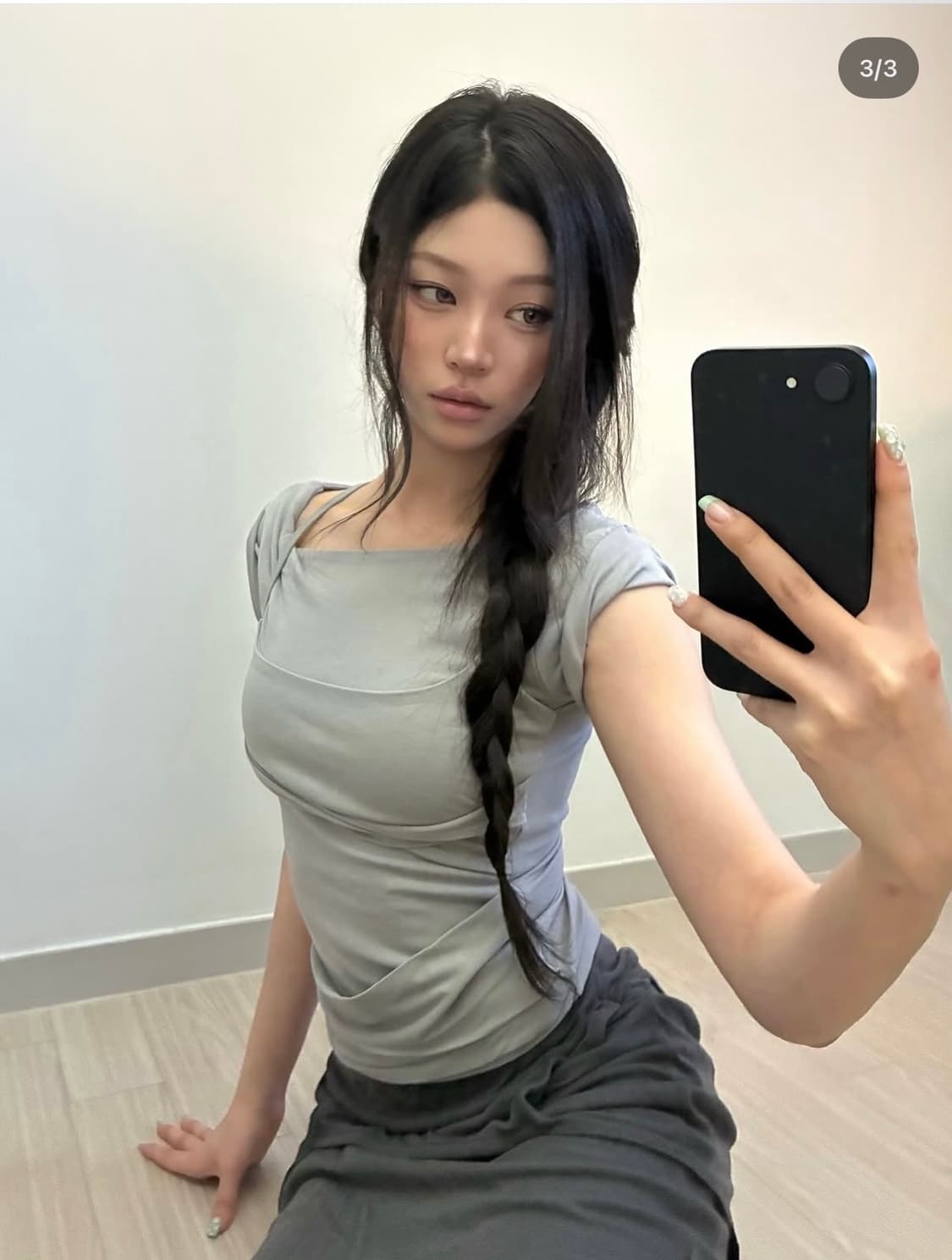 Layered Bustier T-Shirt 플레어업 레이어드 뷔스티에 상품이미지3