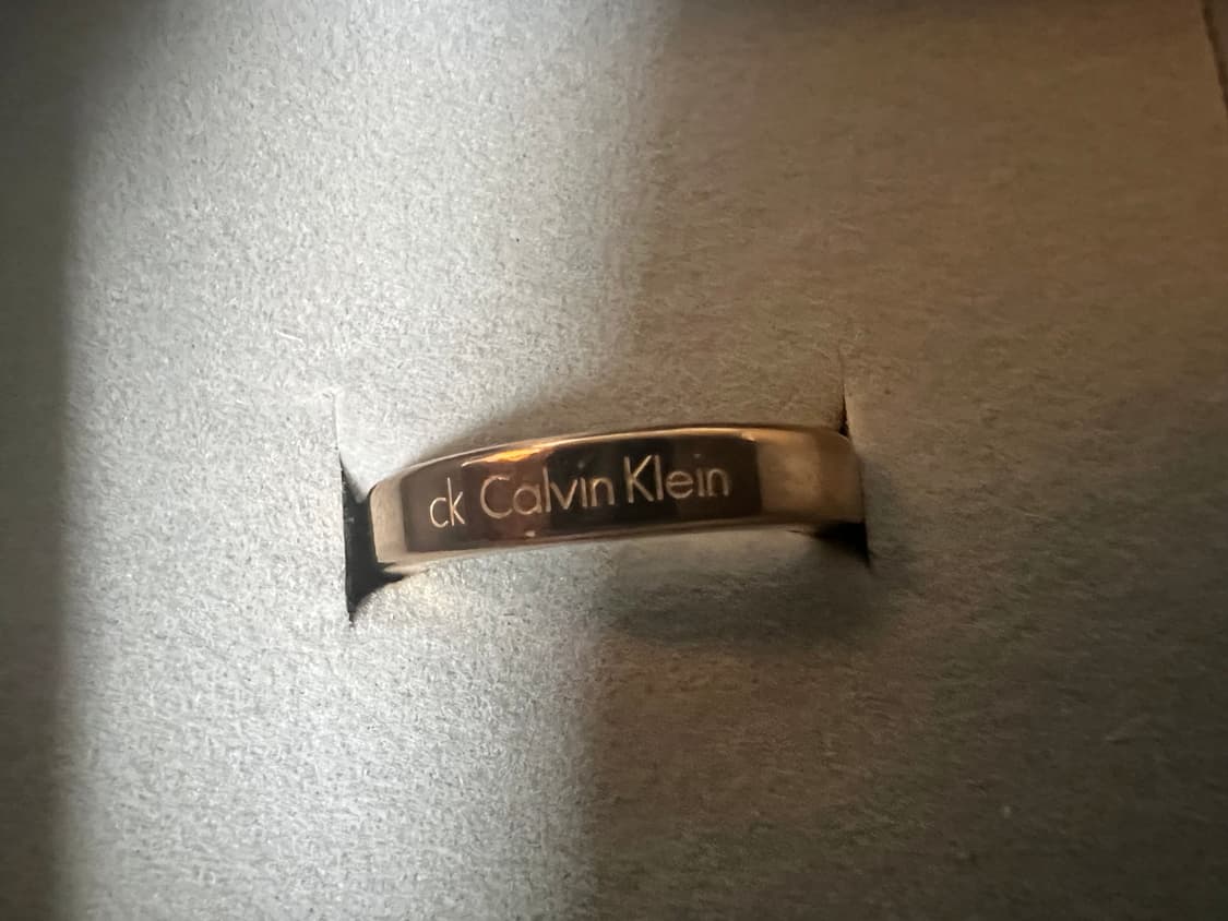 캘빈 클라인 반지 2개 박스 포함 상품이미지4